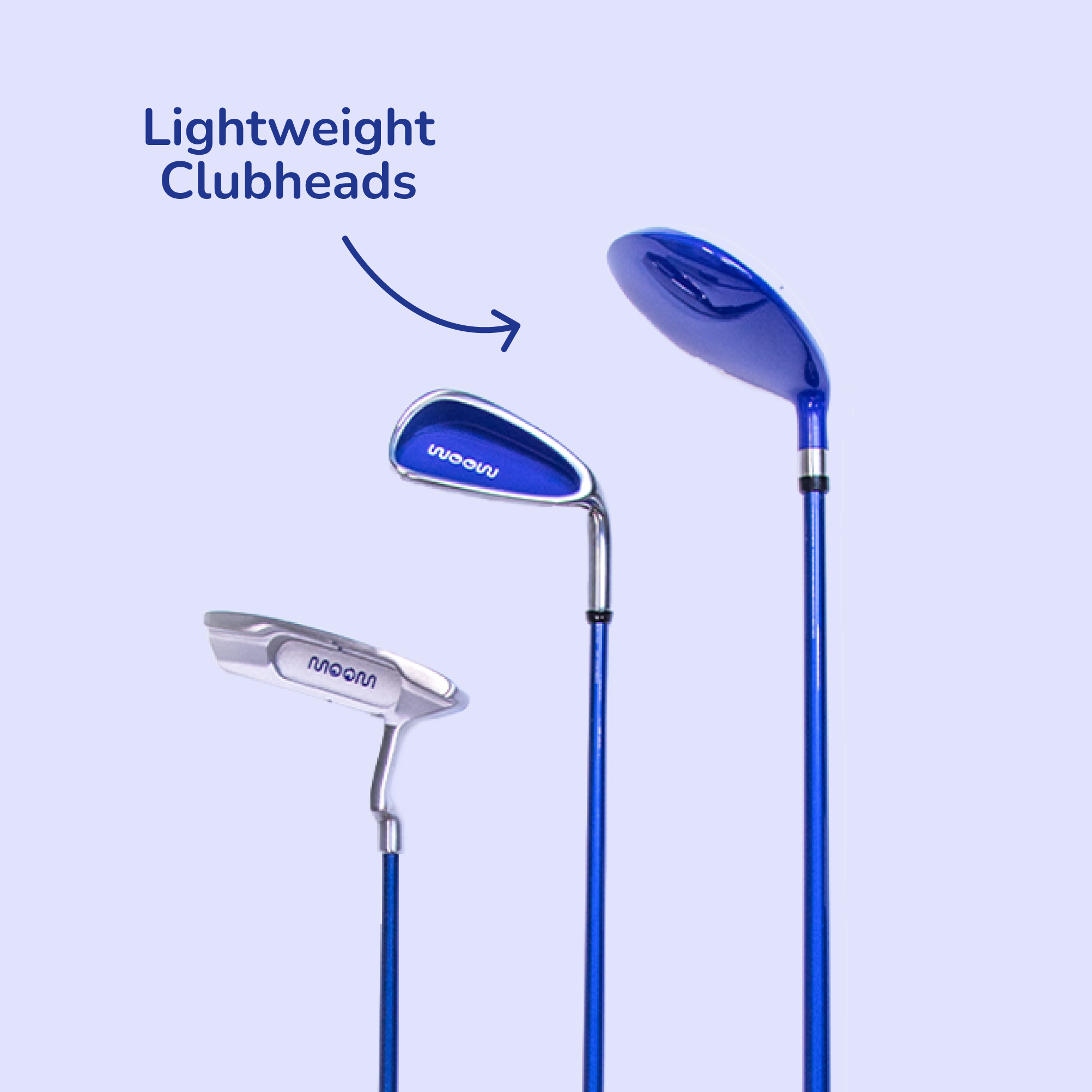 Why WOOW Golf uses a maximum club weight of 230g for kids golf.