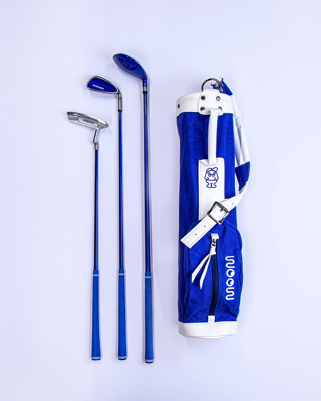 WOOW Golfset 3y-5y + Golfbag Blue